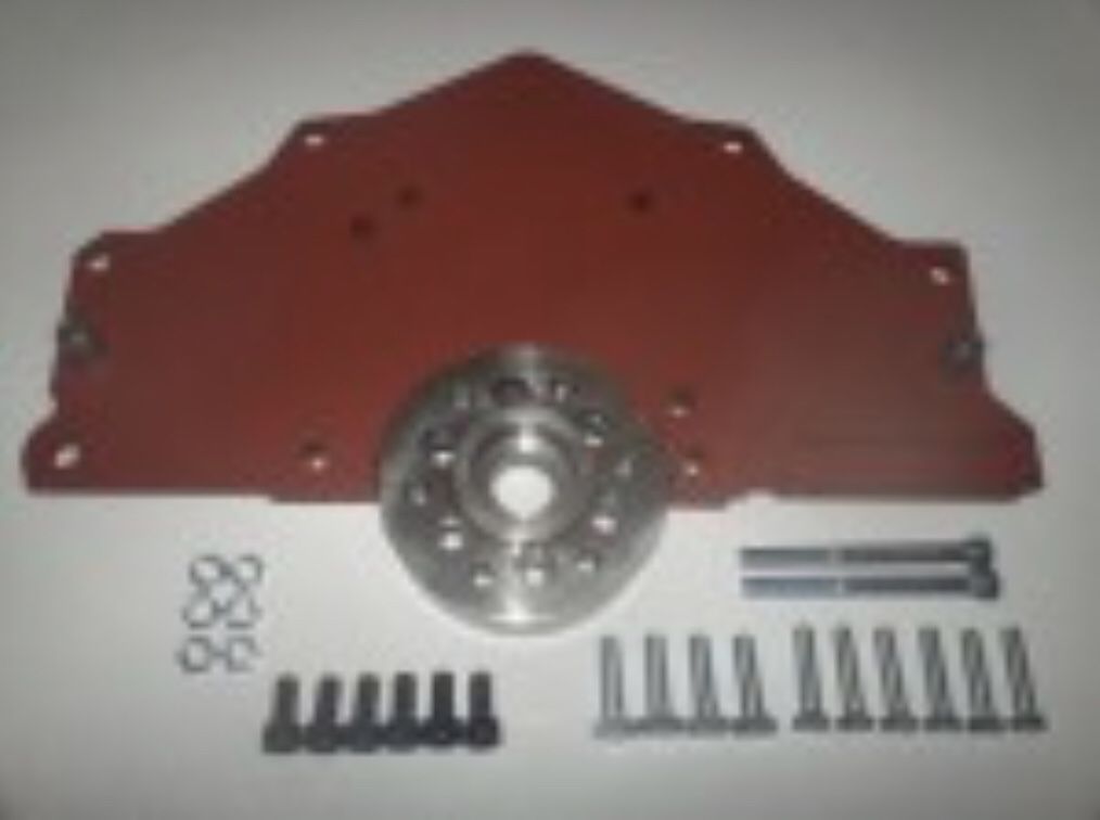 Mercedes OM617 300d 300td 240d engine adapter to Chevrolet transmission conversion kit