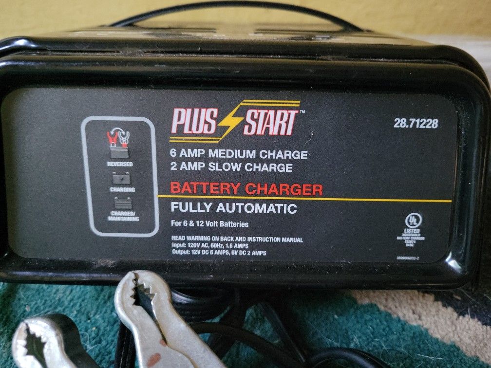 Pro Start Battery Charger Fully Automatic 6 Amp
