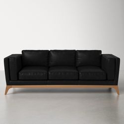 Black Leather Couch