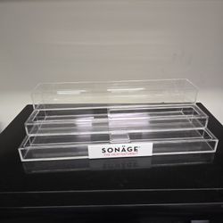 Acrylic 3-Tier Skincare & Makeup Organizer Stand