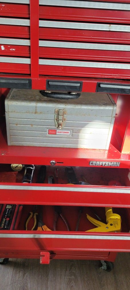 Craftsman Tool Box And Electric Tools 