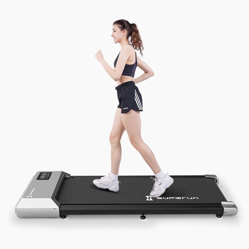 ($289 Retail) New SupeRun BA04 Mini Walking Pad Under Desk Treadmill with Remote Control