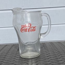 Coca Cola Glass Pitcher