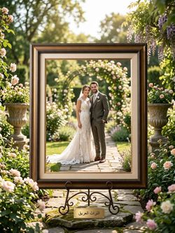 Two Photo frames wood