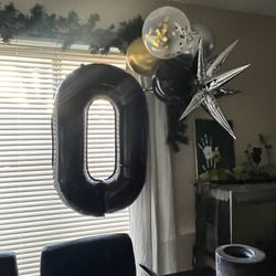 FREE 4-0 Black 40” Balloon