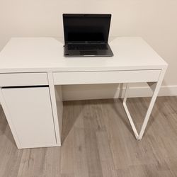 IKEA Computer Desk w/ Drawers – Compact & Sturdy