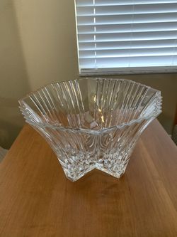 Beautiful Lead Crystal Center Bowl - Reduced!