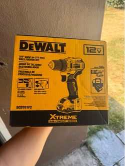 DeWalt 12V MAX XTREME Drill/Driver Kit - Nuevo / New
