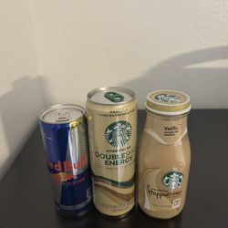Sealed Energy Drink Bundle – Red Bull + Starbucks