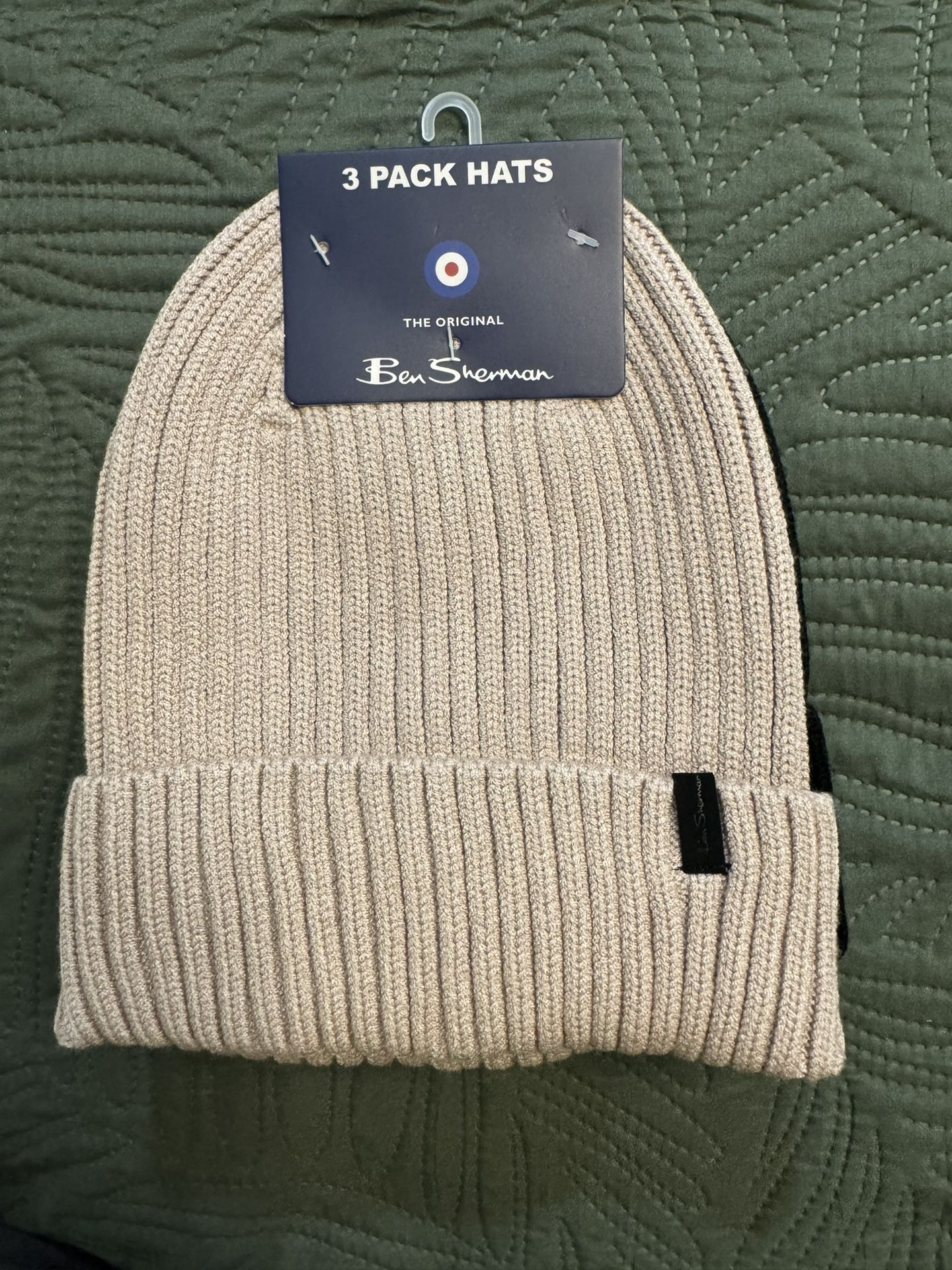 Ben Sherman 3 Pack Hats Beanie