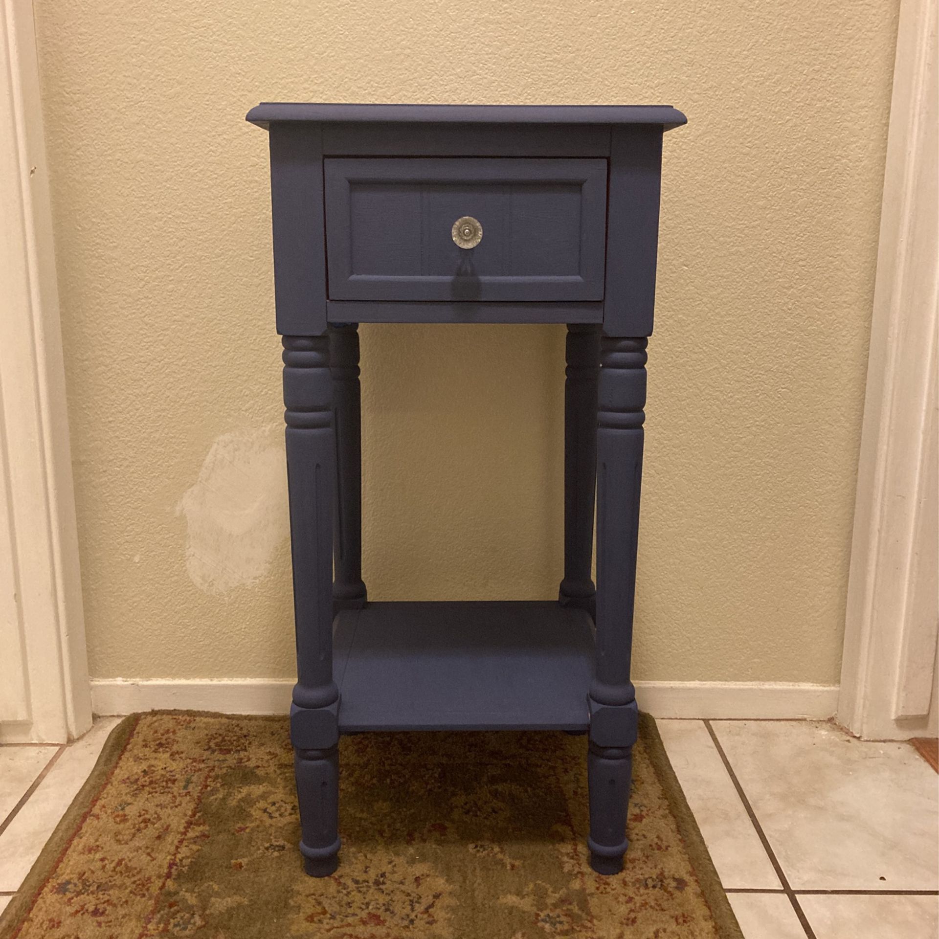 Classy Royal Blue Side Table
