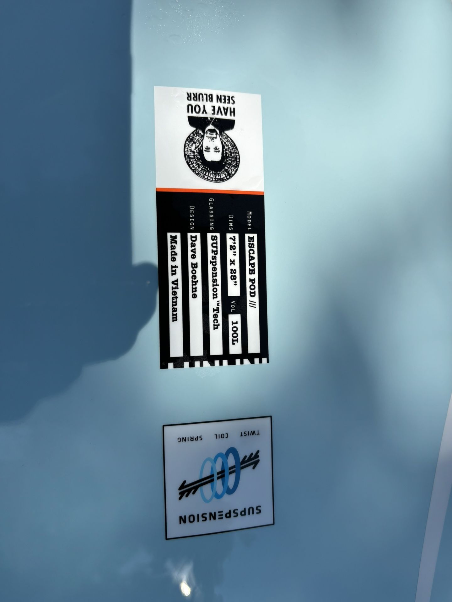 【SUP】INFINITY ESCAPE POD 7‘2×28 100L SUP】INFINITY ESCAPE POD 7'2×28 100L 2024 Infinity Escape Pod