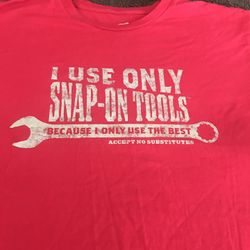 Snap On Tools Shirt Size Large/XL Adult 