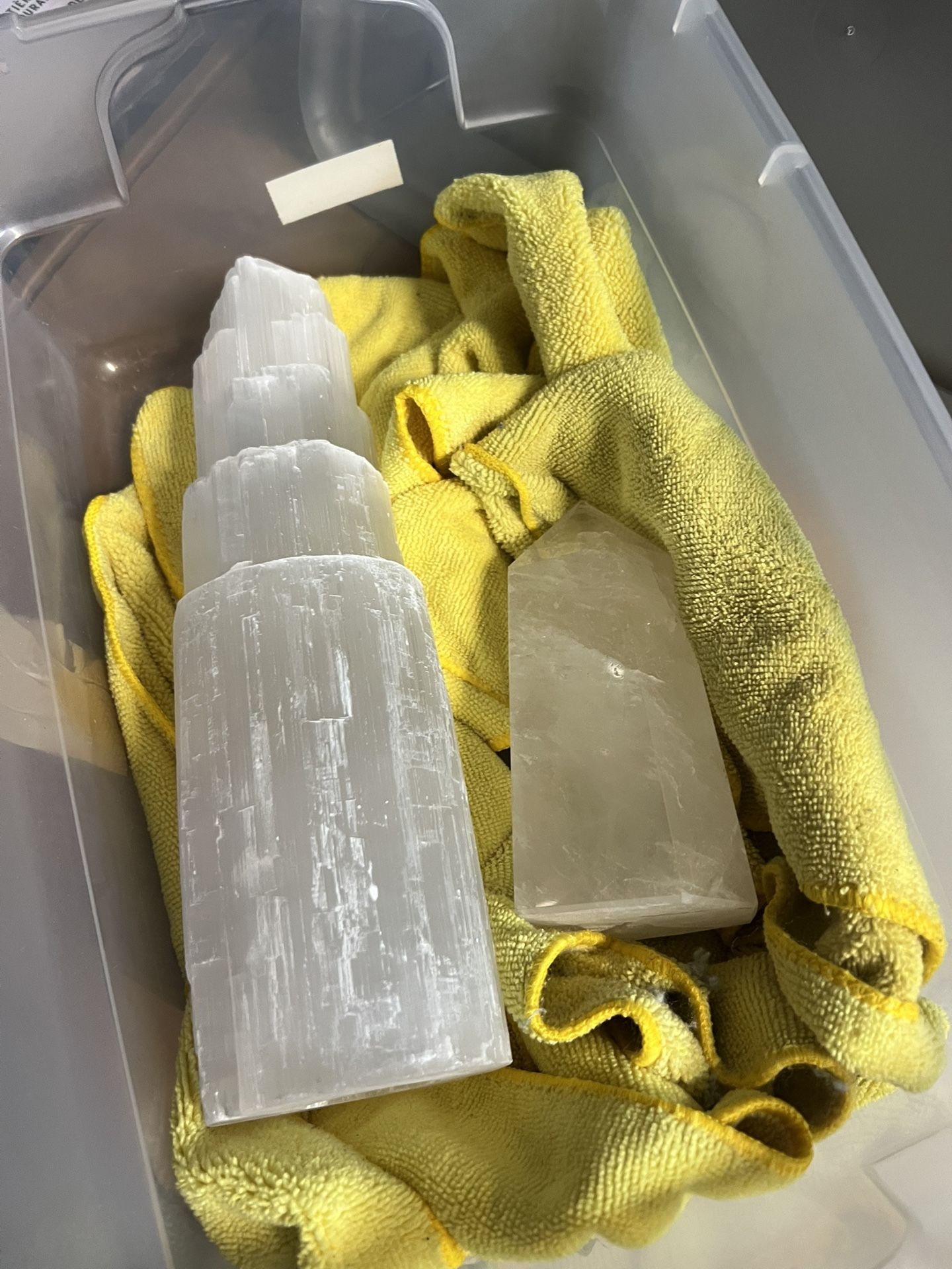 High-Quality Crystal Tower & Selenite Skyscraper Bundle – Home Decor / Healing Crystals
