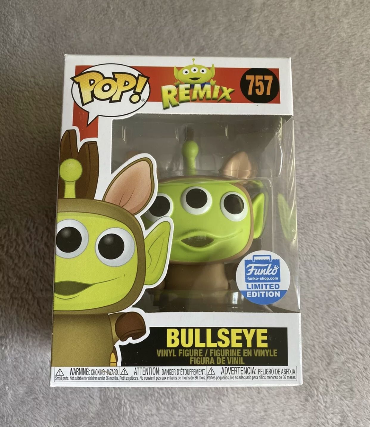 Funko POP! Alien Remix BULLSEYE Funko Shop Exclusive #757 - Toy Story