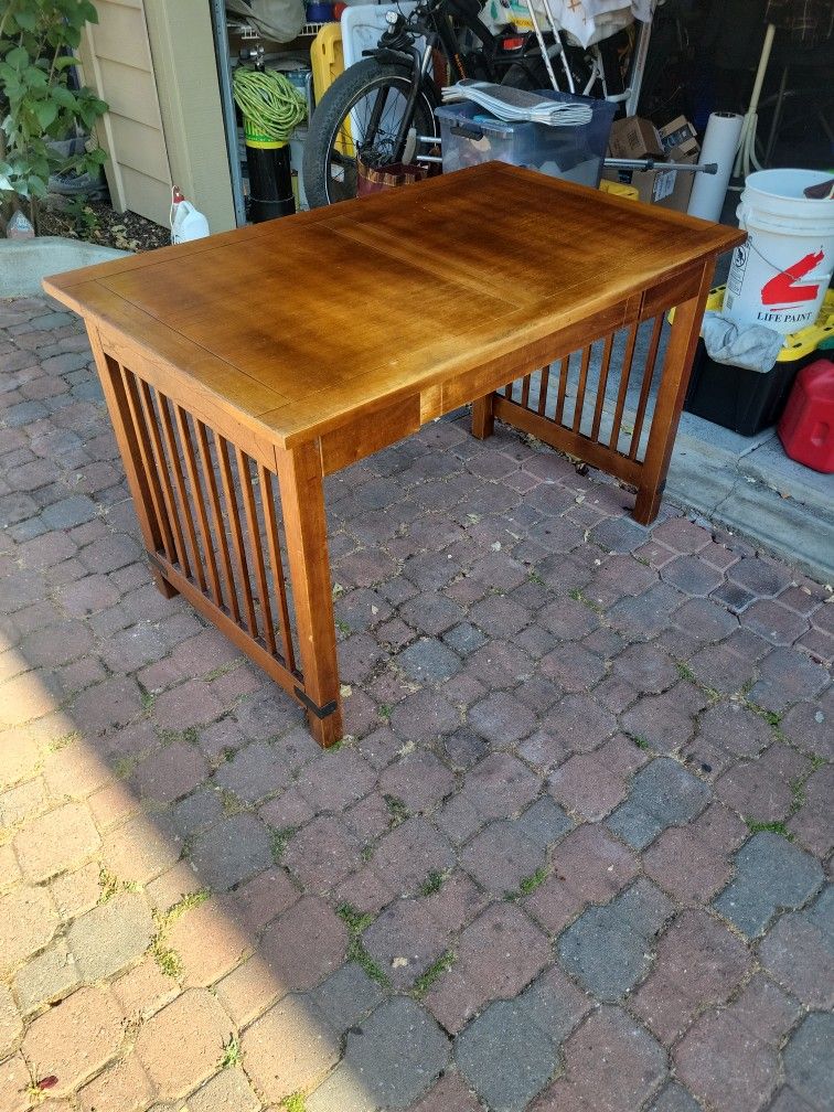 Oak Desk with drawer