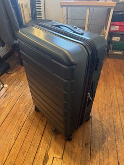 3 Piece Set Suitcase Spinner ABS+PC Hardshell Lightweight TSA Lock USB Port, 20in 24in 28in Carry on Expandable (only 28’’), Navy Blue