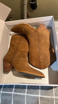 Guess Suede Western Cowboy Boots