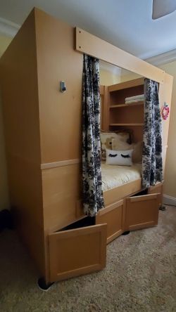 Custom made Maple bed w/ Storage