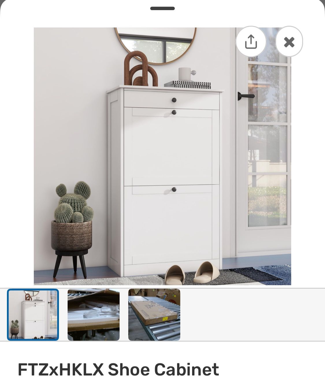 Shoe cabinet