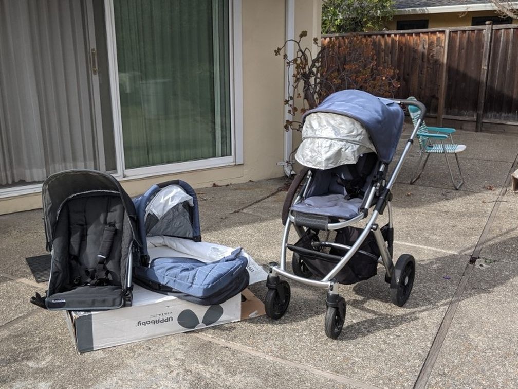 2014 Uppababy Vista With Bassinet And RumbleSeat