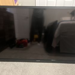 Sharp 60in TV with Wall Mount