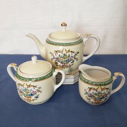 Vintage Noritake Hand-painted Tea Set Japan 