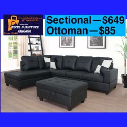 💫FREE DELIVERY💫Brand New Sectional Sofa Couch 