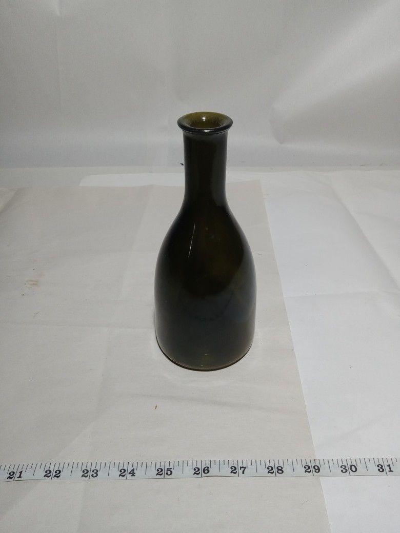 Vintage Green Glass Bottle