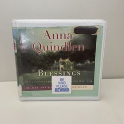 Blessings by Anna Quindlen (2002, Compact Disc)