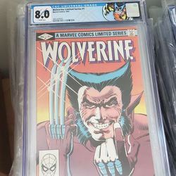 Marvel Wolverine Limited Series  Cgc 8.0  Special Label 