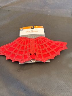 Dog harness devil wings size small