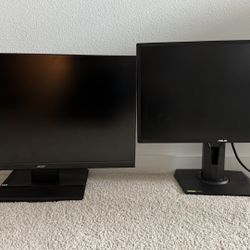 Monitors- Acer and Asus
