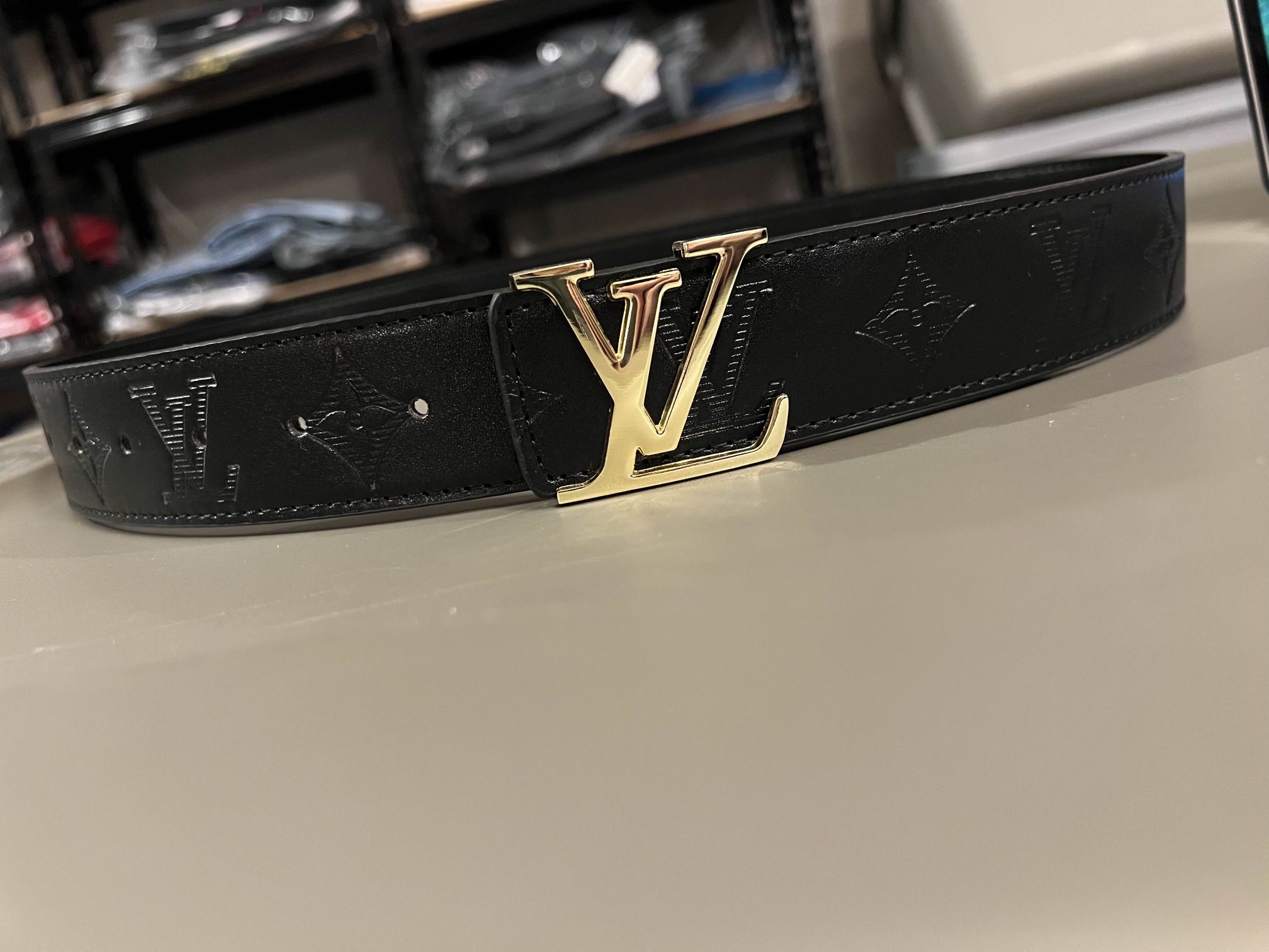 Louis Vuitton Black Facettes Monogram Vernis Belt - Ships Today 🔥