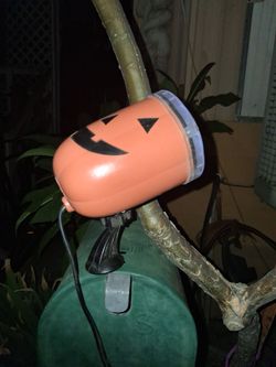 Halloween Pumpkin Jack-o'-Lantern Bike Light