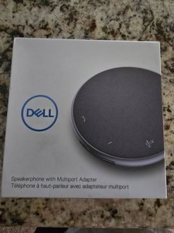 Brand New Dell Speakerphone Multiport Adapter with USB-C Gray MH3021P