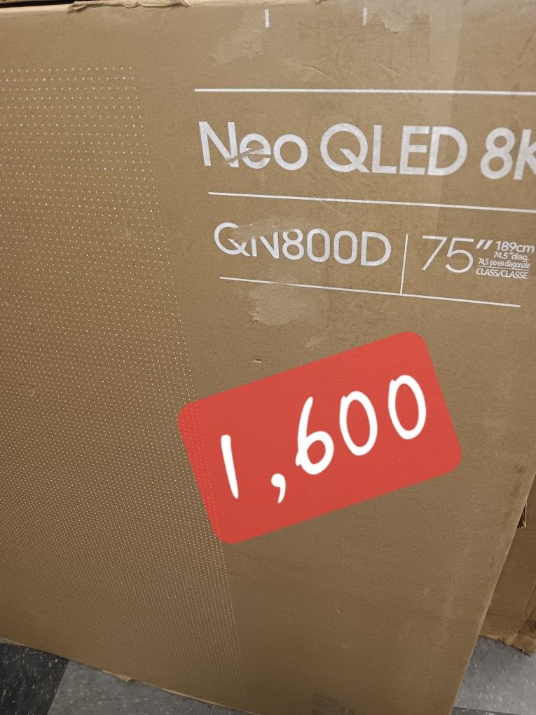SAMSUNG 75"INCH NEO QLED 8K Q800D 