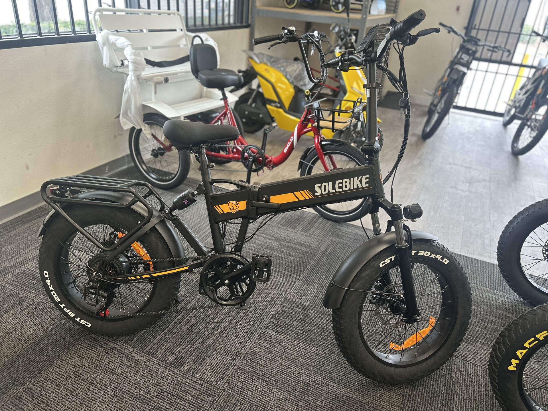 Solebike Fat Tire Folding Electric Bike 500W/48V