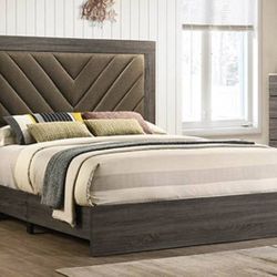 BRAND NEW QUEEN BED FRAME WITH BAMBOO MATTRESS INCLUDED $449
