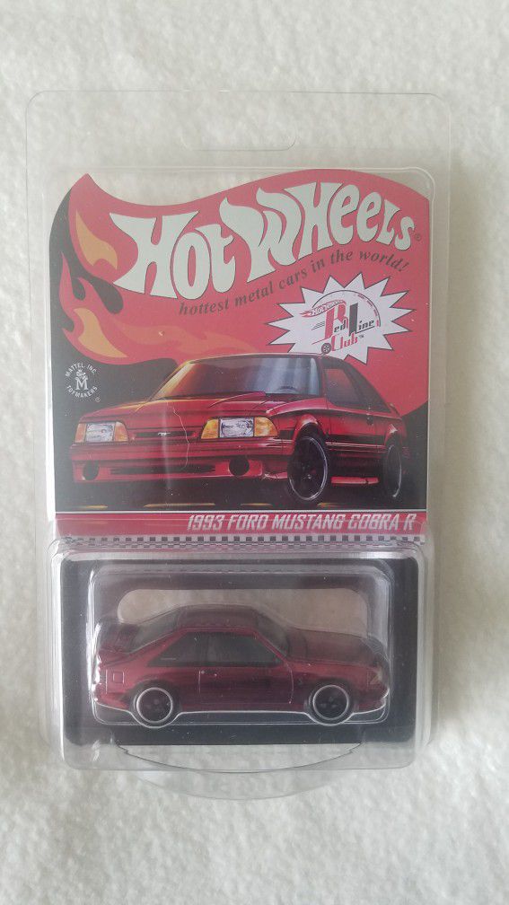 2021 Hot Wheels RLC Exclusive 1993 Ford Mustang Cobra R - Red Line Club