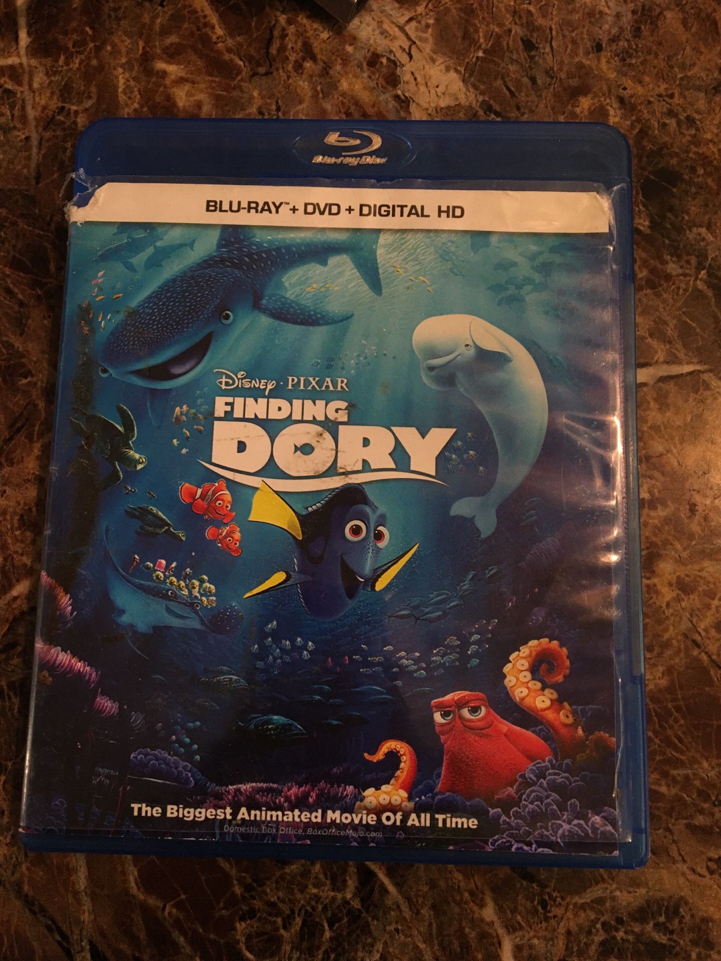 Finding Dory Blue Ray and Digital