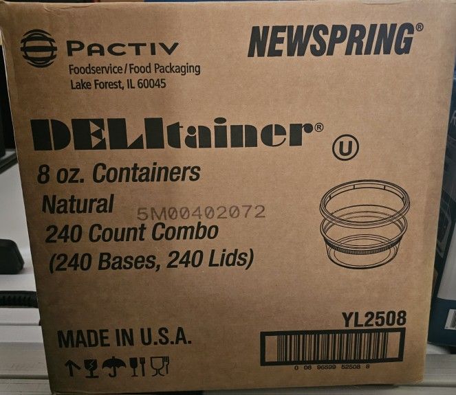 8oz Deli Container Hot.or Cold