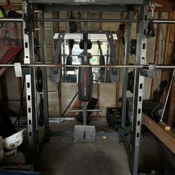 Weider Tech Smith Machine & Bench 