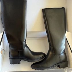 Nine West Blondy Women's Riding Boots Sizes (6, 6.5, 7, 9.5), Color Black