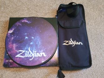 Zildjian Galaxy 12" Practice Pad + Drumstick Bag