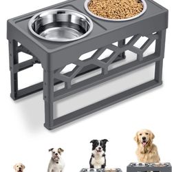 Brand New Adjustable Dog Feeder