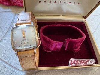 Elgin Deluxe Men's Wristwatch.  New old Stock. 