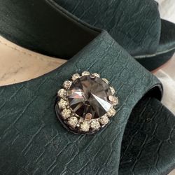 Dark Green High Heels 