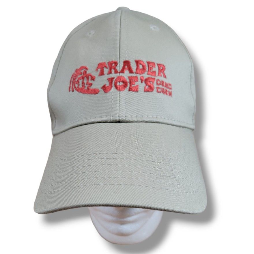 Trader Joe’s Hat Demo Crew Employee Surfing Embroidery Embroidered Surfer OSFM
One Size Fits Most
By Otto
100% Cotton
Made In China
EUC Excellent
