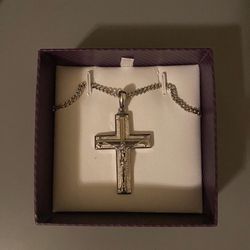 24" Crucifix Cross Pendant 